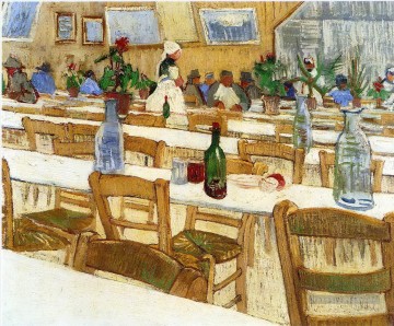 Intérieur d’un restaurant Vincent van Gogh Peinture décoratif